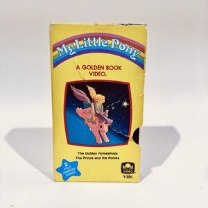 My Little Pony 1987 VHS Video The Golden Horseshoes & The Prince & The Ponies‎